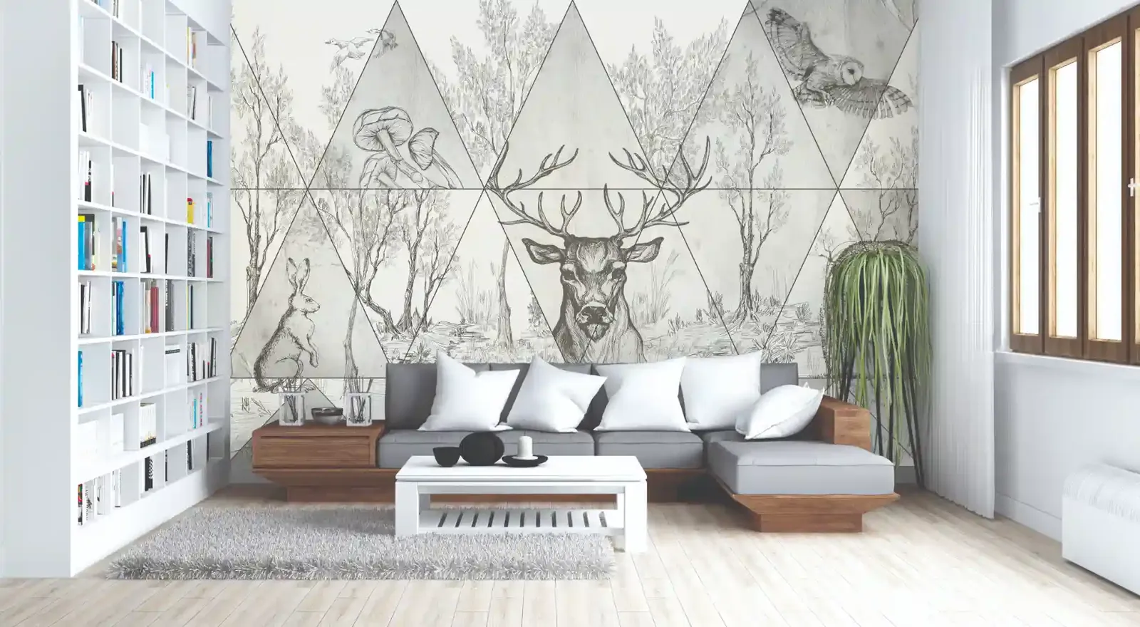 Mr & Mrs Murals room scene