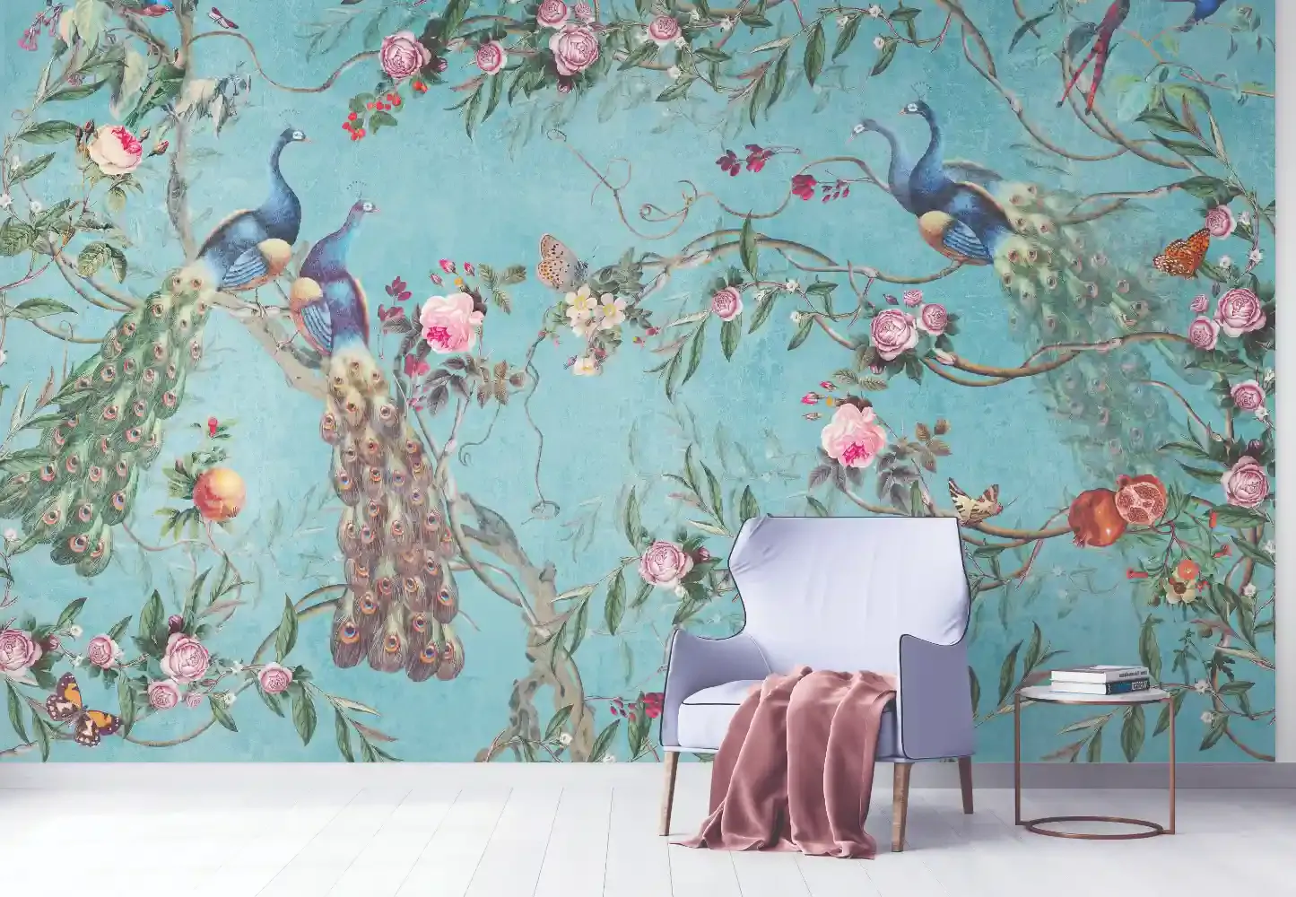 Peacock Paradise Room scene